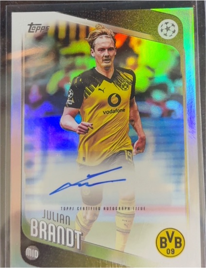 2025-26 Topps UEFA Club Competitions #81 Julian Brandt Borussia Dortmund — front