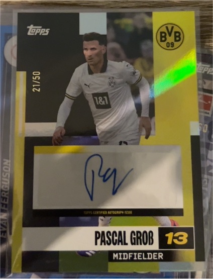 2024-25 Topps Borussia Dortmund #13 Pascal Groß — front