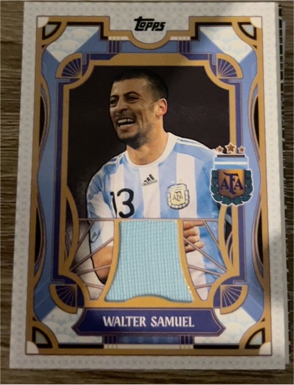 2024 Topps Argentina Team Set #TR-WS Walter Samuel — front