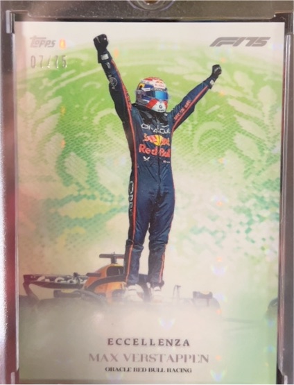 2025 Topps F1 Eccellenza #07 Max Verstappen — front