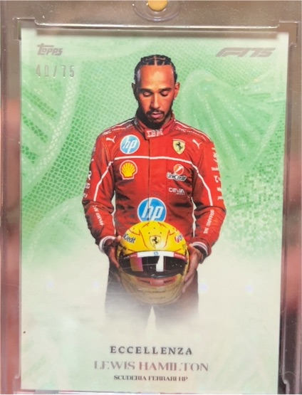 2024 Topps F1 #40/75 Lewis Hamilton Eccellenza — front