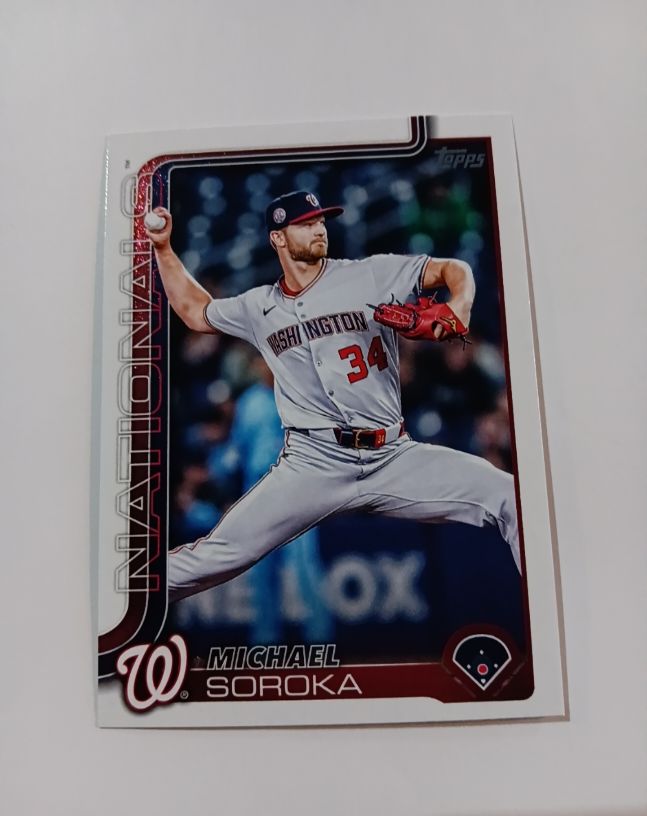 2025 Topps Update #US347 Michael Soroka — front