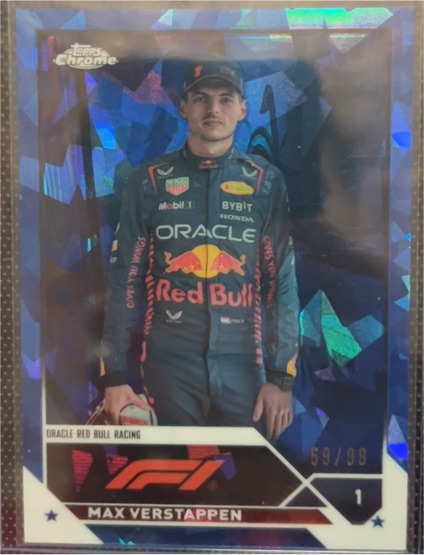 2023 Topps Chrome Formula 1 #1 Max Verstappen — front
