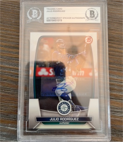 2023 Bowman Chrome #96 Julio Rodriguez — front