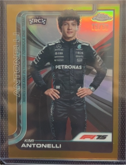 2025 Topps Chrome Formula 1 #8 Kimi Antonelli — front