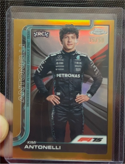 2025 Topps Chrome Formula 1 #8 Kimi Antonelli — front