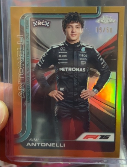 2025 Topps Chrome Formula 1 #8 Kimi Antonelli — front