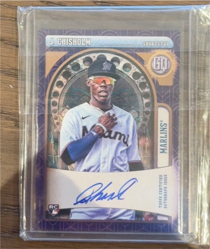2021 Topps Gypsy Queen Autographs #GQA-JC Jazz Chisholm — front