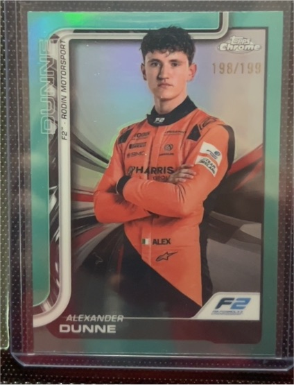 2025 Topps Chrome F2 #198 Alexander Dunne — front