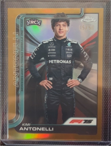2025 Topps Chrome Formula 1 #8 Kimi Antonelli — front
