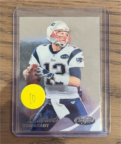 2012 Panini Certified #10 Tom Brady — front