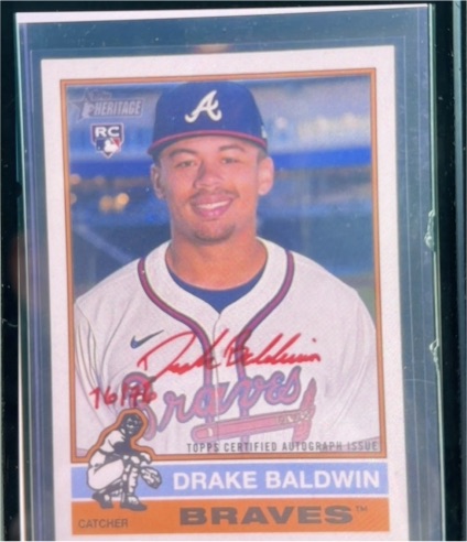 2025 Topps Heritage High Number #561 Drake Baldwin — front