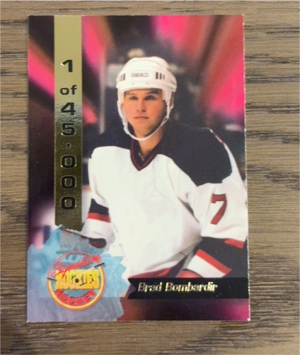 1994 Signature Rookies #66 Brad Bombardir — front