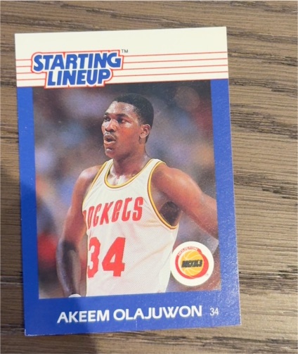 1988 Kenner Starting Lineup #34 Akeem Olajuwon — front