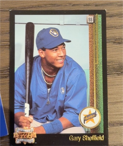 1989 Upper Deck #13 Gary Sheffield — front