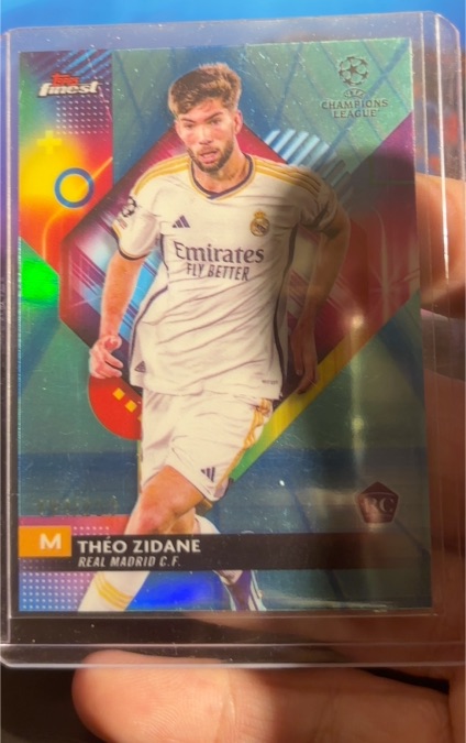 2023-24 Topps Finest UEFA Club Competitions #26 Théo Zidane — front