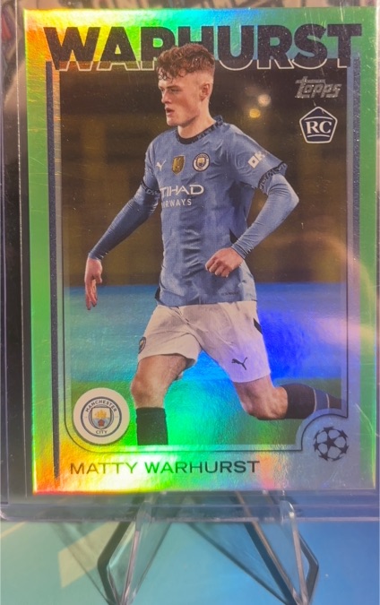 2024-25 Topps Chrome UEFA Club Competitions #92 Matty Warhurst — front