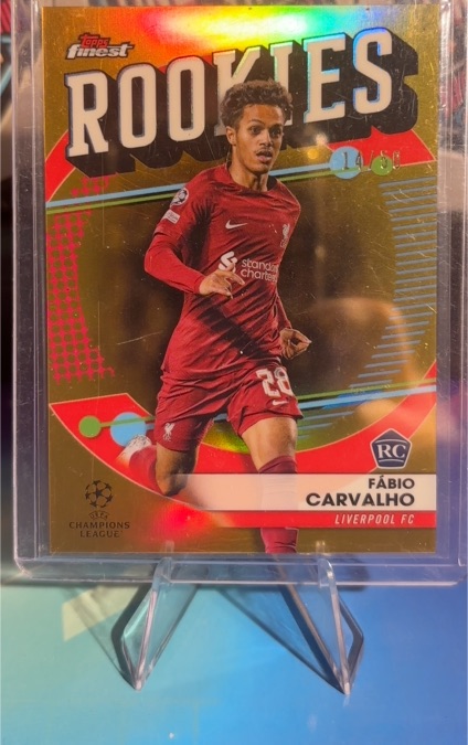 2022-23 Topps Finest UEFA Rookies #2 Fábio Carvalho — front