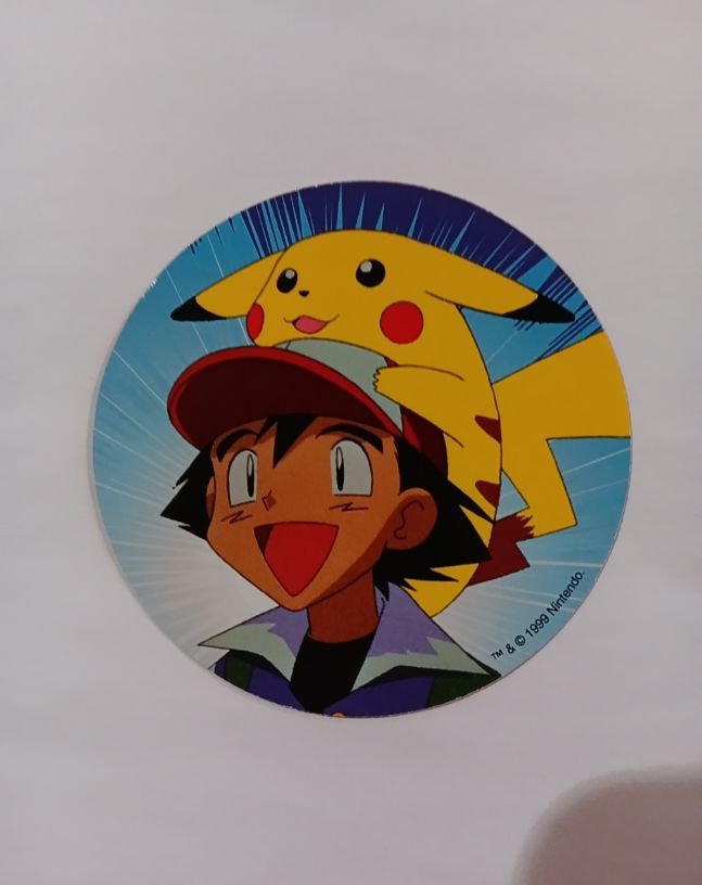 1999 Pokémon Rummy Ash & Pikachu — front