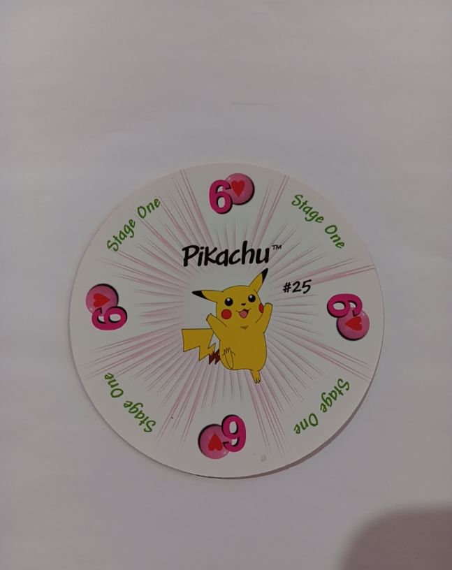 1999 Pokémon Rummy #25 Pikachu — front