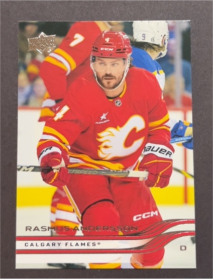 2025-26 Upper Deck #23 Rasmus Andersson — front