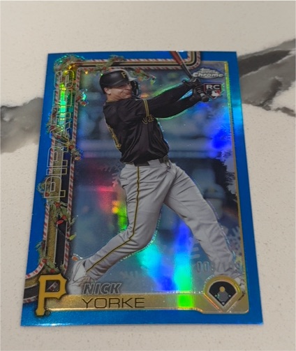 2025 Topps Holiday #H115 Nick Yorke — front