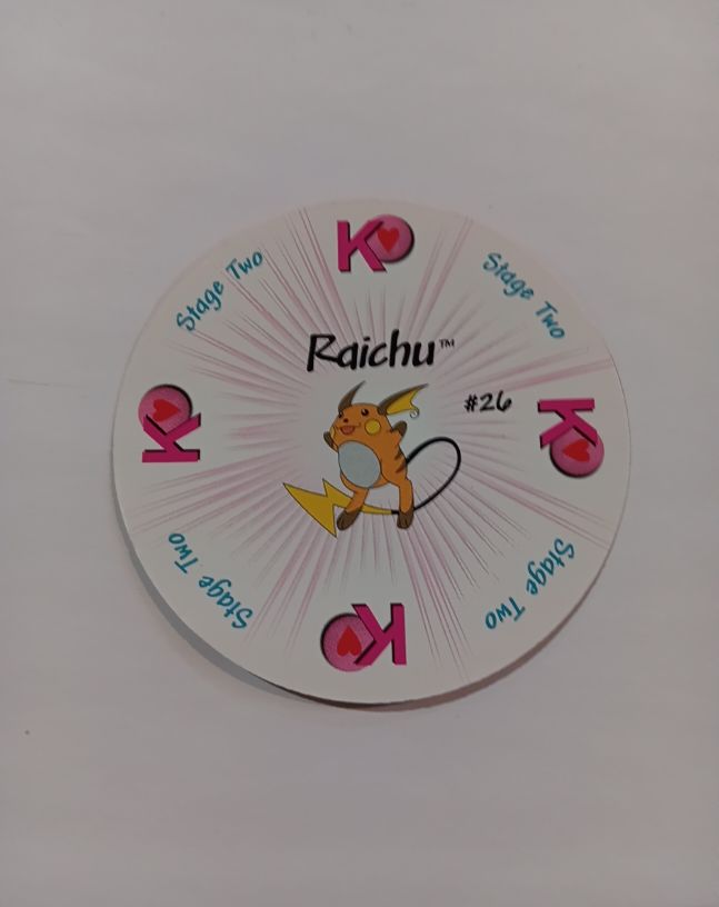1999 Pokemon Rummy #26 Raichu — front