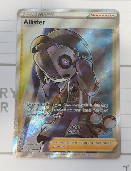 2020 Pokémon Vivid Voltage #179 Allister — front