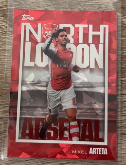 2023 Topps Arsenal #26 Mikel Arteta North London Forever — front