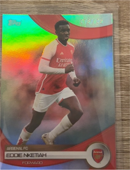 2024-25 Topps #25 Eddie Nketiah — front