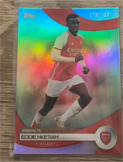 2023-24 Topps Arsenal FC #25 Eddie Nketiah — front