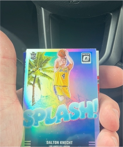 2024-25 Panini Donruss Optic Splash! #12 Dalton Knecht — front