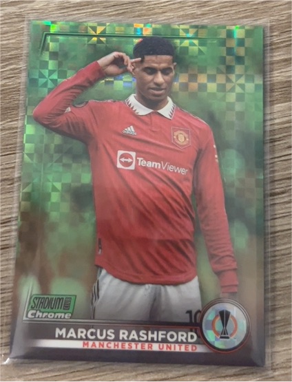 2022-23 Topps Stadium Club Chrome #96 Marcus Rashford — front