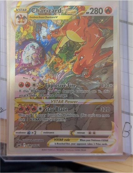 2022 Pokémon SWSH #SWSH262 Charizard VSTAR — front