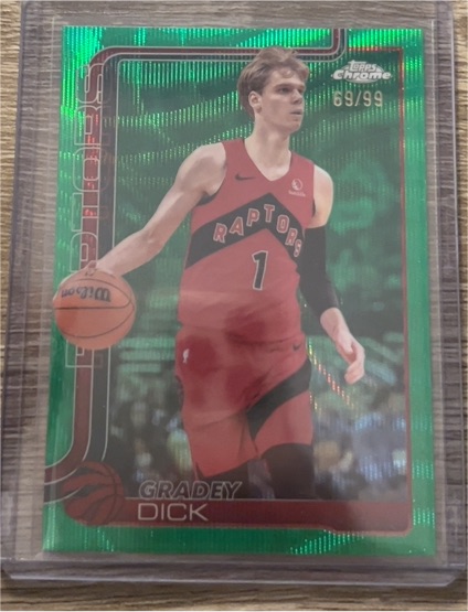 2025-26 Topps Chrome #214 Gradey Dick — front