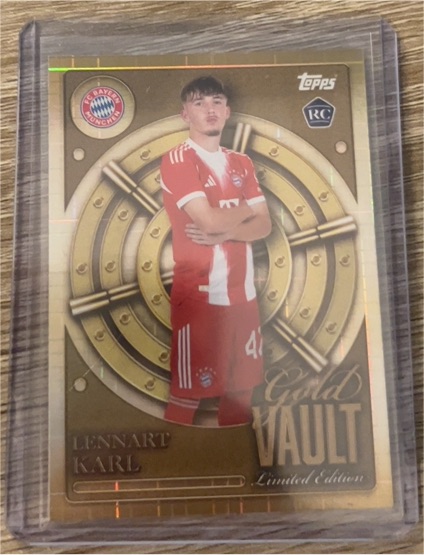 2025-26 Topps Gold Vault #GV6 Lennart Karl — front