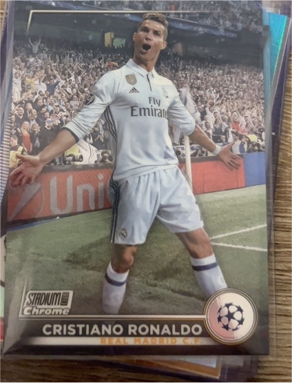 2022-23 Topps Stadium Club Chrome UEFA Club Competitions #7 Cristiano Ronaldo — front