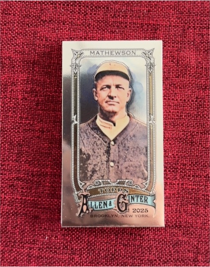 2025 Topps Allen & Ginter #7 Christy Mathewson — front