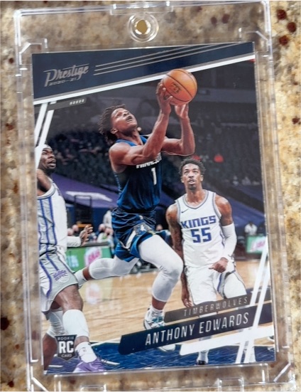 2020-21 Panini Chronicles Prestige #58 Anthony Edwards — front