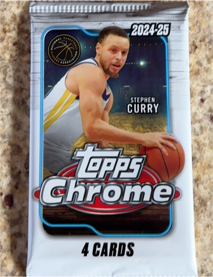 2024-25 Topps Chrome Stephen Curry — front