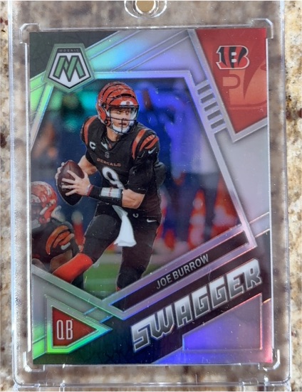 2023 Panini Mosaic #SS-JB Joe Burrow Swagger Silver — front
