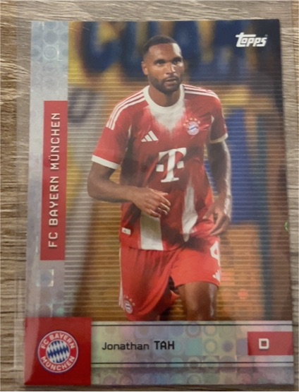 2025 Topps FC Bayern München Jonathan Tah D — front