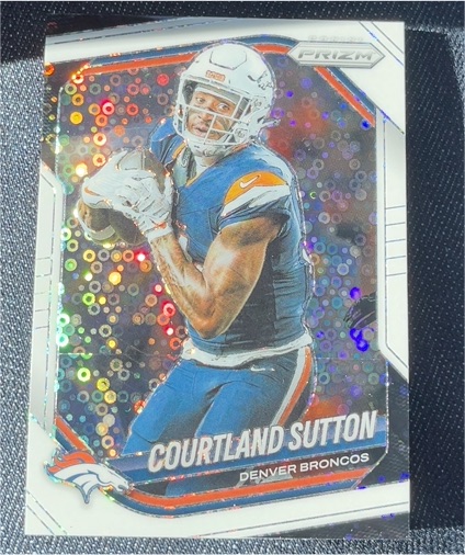 2025 Panini Prizm #163 Courtland Sutton — front