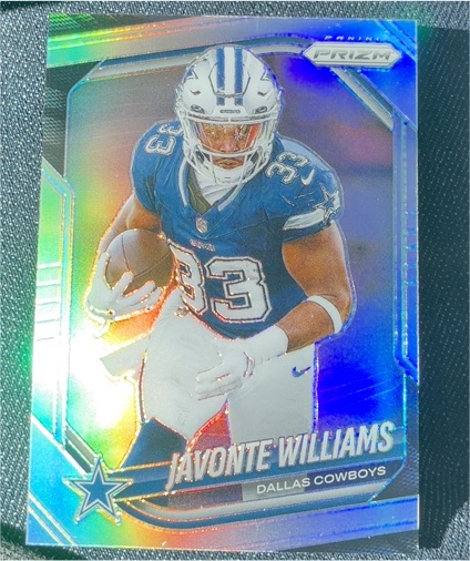2025 Panini Prizm #1 Javonte Williams — front