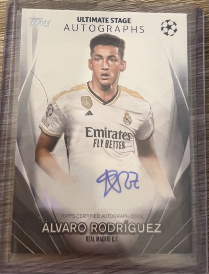 2023-24 Topps UEFA Club Competitions Ultimate Stage #USA-AR Alvaro Rodriguez — front