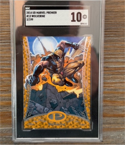 2014 UD Marvel Premier #13 Wolverine — front