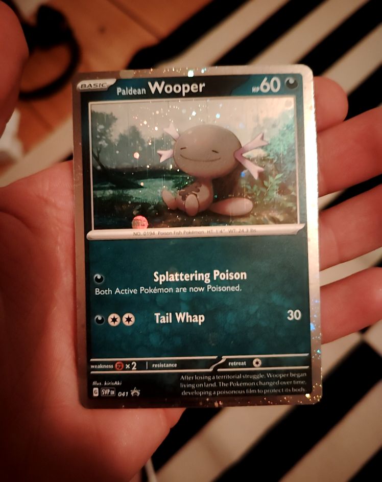 2023 Pokémon TCG Paldean Wooper #041 Scarlet & Violet Promo — front