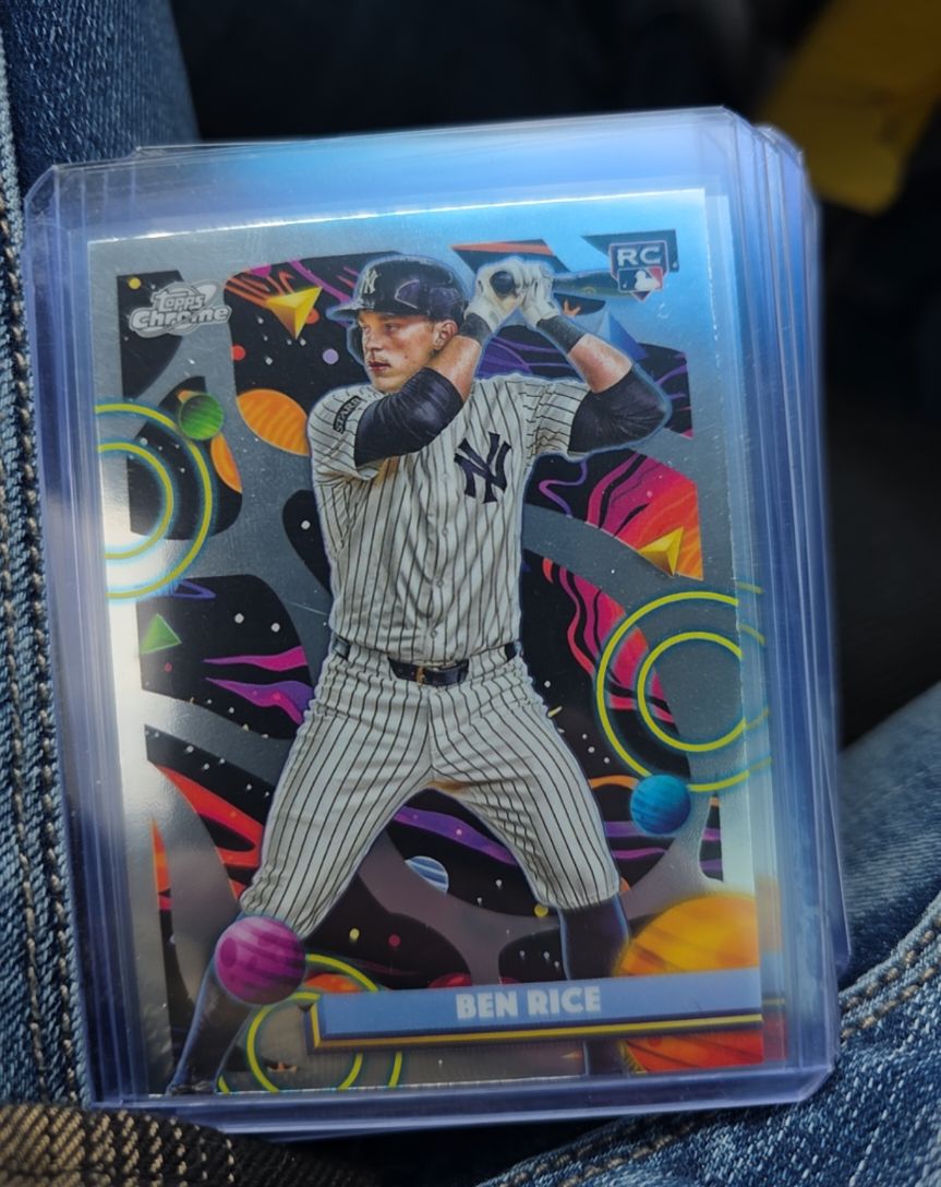 2025 Topps Chrome Cosmic #174 Ben Rice — front