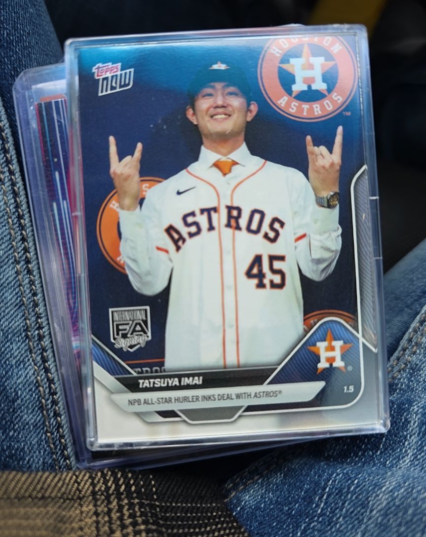 2025 Topps Now #OS-12 Tatsuya Imai — front