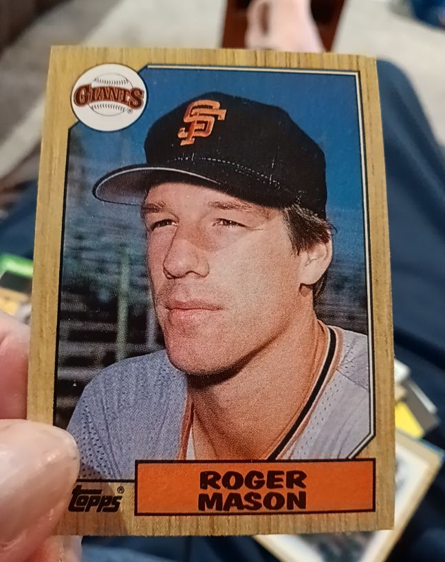 1987 Topps #526 Roger Mason — front